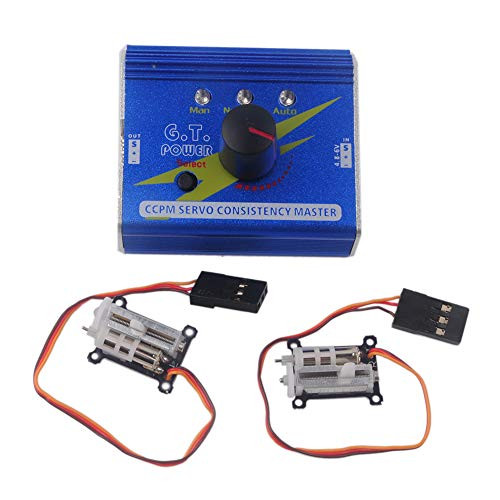 1 Pair Digital Ultra Micro 1.5g Linear Servo and 3CH Digital RC Aluminum Shell Servo Tester