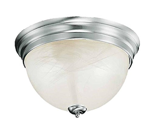 Volume Lighting V7614-33 3-Light Semi-Flush Ceiling Mount, Brushed Nickel