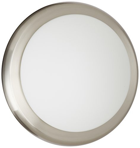 Volume Lighting V7530-33 1-Light Flush Mount Ceiling Fixture, Brushed Nickel