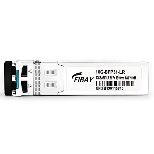 Fibay 10G SFP LR for Cisco Meraki MA-SFP-10GB-LR 10GBASE-LR SFP+ Module Transceiver SMF, 1310nm 10km, LC, DOM