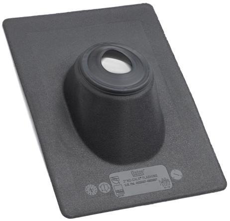 Morris Products G14103 Self-Seal Roof Flashing, Thermoplastic Base, 3" Size