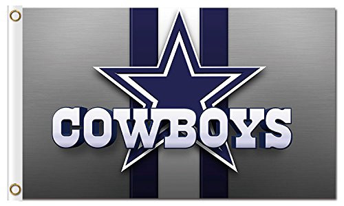 Five Star Flags New Dallas Cowboys Flag, Exclusive NFL Merchandise for Indoor/Outdoor Use, 100% Polyester, 3 x 5 Ft Five Star Flags New Dallas Cowboys Flag, Exclusive NFL Merchandise for Indoor/Outdoor Use, 100% Polyester, 3 x 5 Ft