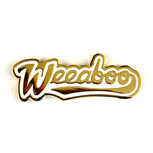 Flea Circus Designs Weeaboo Enamel Pin Cute Hard Enamel Lapel Pin for Jackets Hats Backpacks