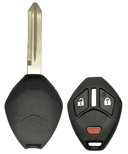 Car Key Cover for Mitsubishi Lancer Outlander Endeavor Galant Eclipse Keyless Entry Remote Key Fob Case No Chips Inside 3 Button