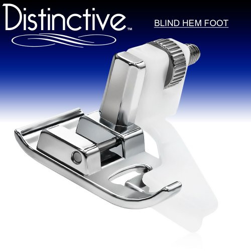 Distinctive Blind Hem Sewing Machine Presser Foot - Fits All Low Shank Snap-On Singer*, Brother, Babylock, Euro-Pro, Janome, Kenmore, White, Juki, New Home, Simplicity, Elna and More!