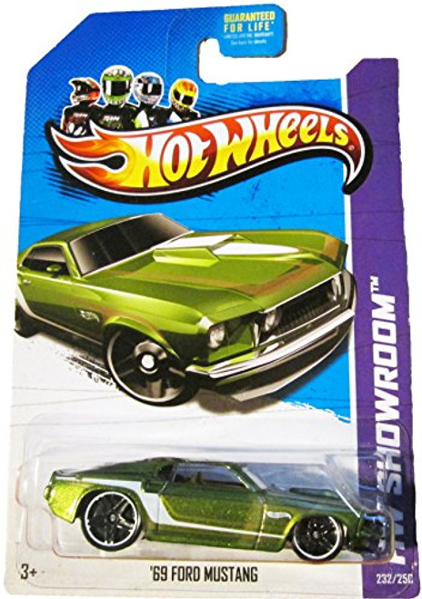 Hot Wheels 2013 Hw Showroom Muscle Mania Green '69 Ford Mustang 232/250