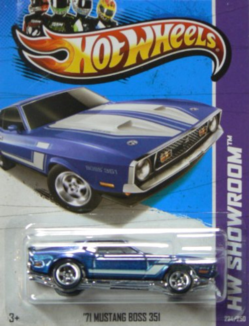 Hot Wheels 2013 Hw Showroom '71 Mustang Boss 351 224/250