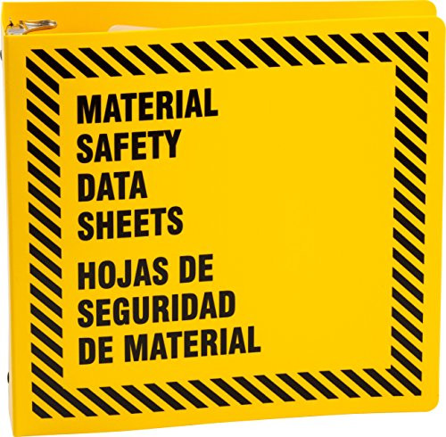 Brady BR758Y Yellow, Prinzing 3 inch Bilingual Binder (1 Each)