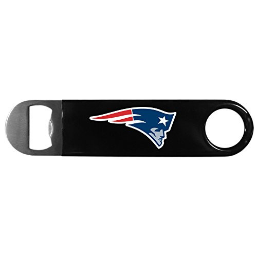 NFL New England Patriots Long Neck Bottle Opener, Black, NFL New England Patriots Long Neck Bottle Opener, Black,