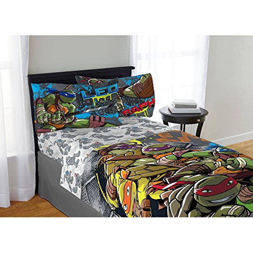 Franco Manufacturing Teenage Mutant Ninja Turtle Cross Hatching Full Sheet Set Only