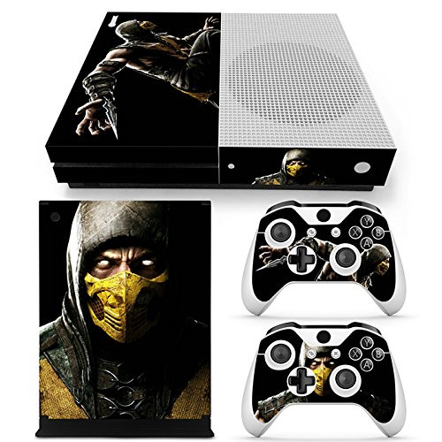 FriendlyTomato Xbox One S Console and Wireless Controller Skin Set - Mortal Fight - XboxOne S Vinyl