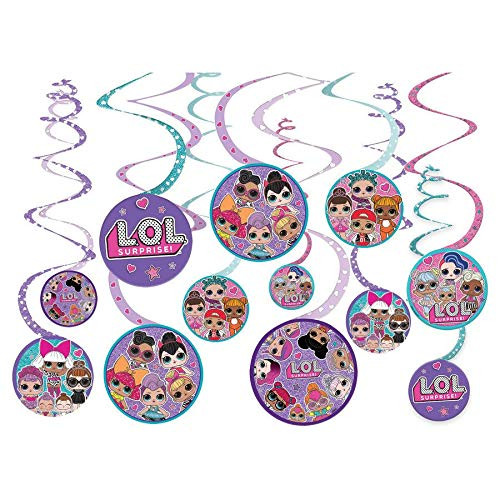LOL Surprise! Hanging Swirl Decorations (12pc)