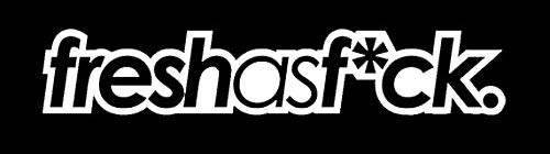Makarios LLC JDM freshasfck Cars Trucks Vans Walls Laptop MKR| White |5.5 x 1|MKR712