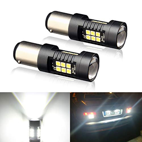 1157 BAY15D Led Signal Bulb, Extremly Bright 6000K Cool White 2057 2357 7528 P21/5W 21 3030 SMD Auto Leds Lamp Auto Lamp for Replacement of Signal, Turn, Reverse, Brake, Parking, Tail Lights 1157 BAY15D Led Signal Bulb, Extremly Bright 6000K Cool White 2057 2357 7528 P21/5W 21 3030 SMD Auto Leds Lamp Auto Lamp for Replacement of Signal, Turn, Reverse, Brake, Parking, Tail Lights