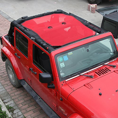 RT-TCZ Sunshade for 2007-2018 Jeep Wrangler JK or JKU -4 Door