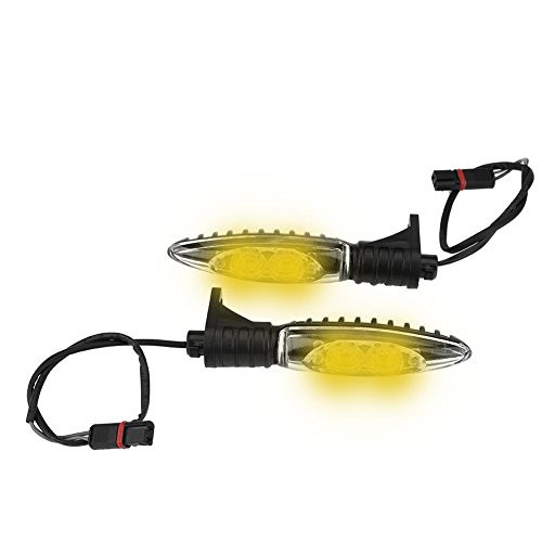 1Pair Motorcycle Front LED Turn Signal Light Brake Light LED Indicators Blinker Turn Signal Driving Running Light