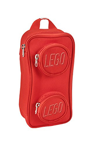 LEGO Kids' Brick Pouch, Red, One Size