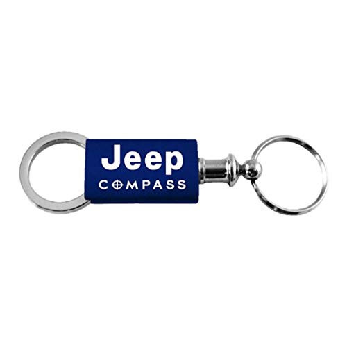 Jeep Compass Navy Valet Key Fob Authentic Logo Key Chain Key Ring Keytag Lanyard