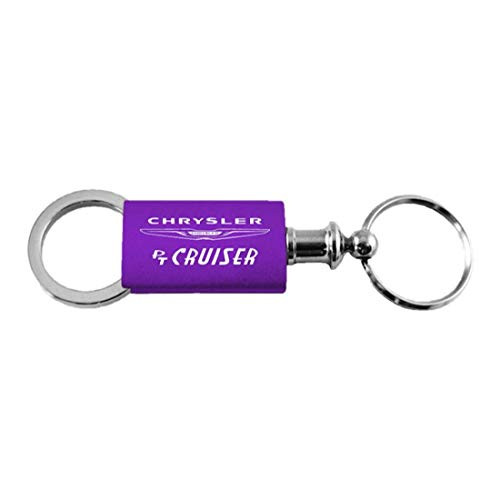 Chrysler PT Cruiser Purple Valet Key Fob Authentic Logo Key Chain Key Ring Keytag Lanyard