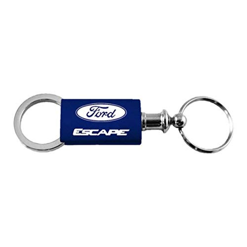 Ford Escape Navy Valet Key Fob Authentic Logo Key Chain Key Ring Keytag Lanyard