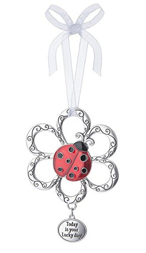 LadyBug Ornament - Today is your Lucky day! by Ganz