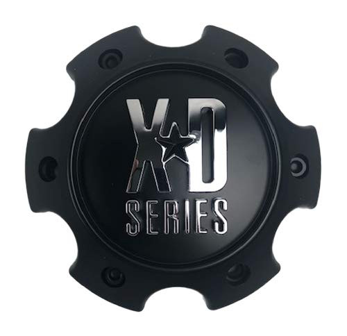 KMC XD Series 1079L140SGB-H34 CAP-S123L140 Satin Black Center Cap