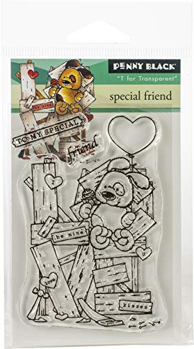 Penny Black PB30531 Mini Clear Stamp Set-Special Friend 3"X4"