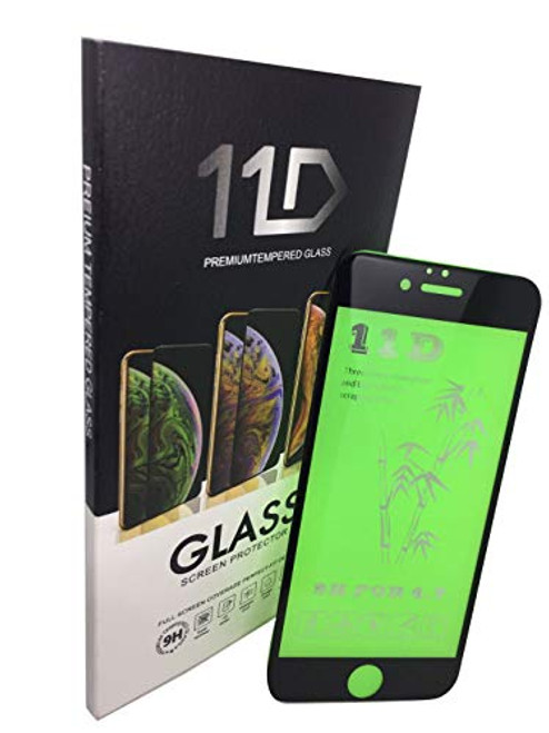 New Screen Protector Glass for iPhone 6S/6, Tempered Glass Screen Protector with Carbon Fiber Edge, 9H Hardness, 11D Round Edge and Retail Packaging-4.7 inch (Black 1 Pcs/Pack) New Screen Protector Glass for iPhone 6S/6, Tempered Glass Screen Protector with Carbon Fiber Edge, 9H Hardness, 11D Round Edge and Retail Packaging-4.7 inch (Black 1 Pcs/Pack)