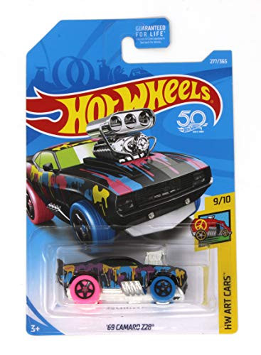 Hot Wheels '69 Camaro Z28 HW Art Cars 9/10