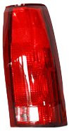 TYC 11-1913-01 Chevrolet/GMC Passenger Side Replacement Tail Light Assembly without Connector