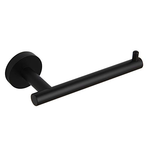 SUS 304 Stainless Steel Bathroom Toilet Paper Holder Matte Black Tissue Paper Roll Holder Wall Mount