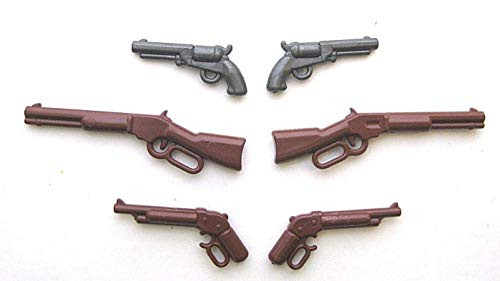 BrickArms Western Weapon Pack for Minifigures -Lever Action, M1851, M1887