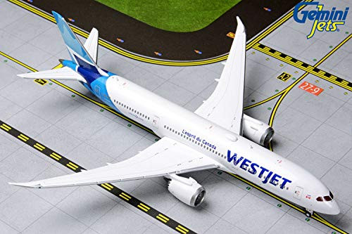 GeminiJets GJWJA1847 Westjet Boeing 787-9 Dreamliner 1/400 Scale