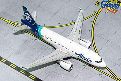 GeminiJets GJASA1851 1:400 Alaska Airlines Airbus A319 Airplane Model