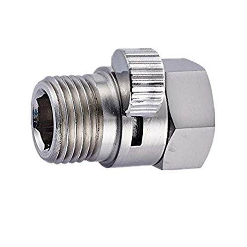 Bathfinesse Shower Head Shut-Off Valve Ball Valve 1/2-Inch NPT Brass,Brushed Nickel