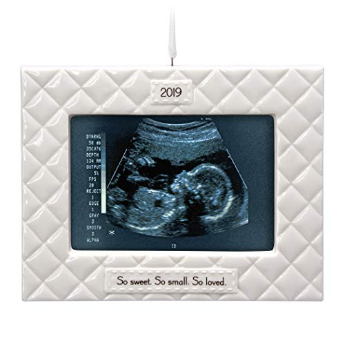 Hallmark Keepsake Christmas Ornament 2019 Year Dated""Already Loved" New Baby Sonogram Photo Frame Porcelain, Hallmark Keepsake Christmas Ornament 2019 Year Dated""Already Loved" New Baby Sonogram Photo Frame Porcelain,