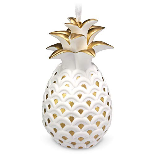 Hallmark Keepsake Christmas Ornament 2019 Welcome, Friend Hospitality Pineapple Porcelain,