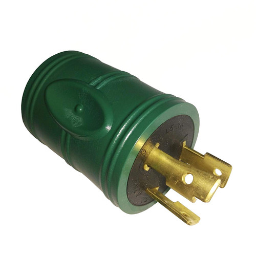 Parkworld 691746 30 AMP Power Adapter 3-Prong Generator Locking L5-30P Male to 5-20R Female