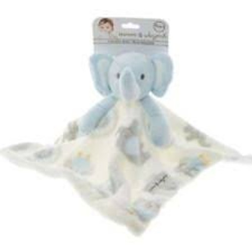 Blankets and Beyond Blue Elephant Nunu Lovey soft plush owl design security blanket Blankets and Beyond Blue Elephant Nunu Lovey soft plush owl design security blanket