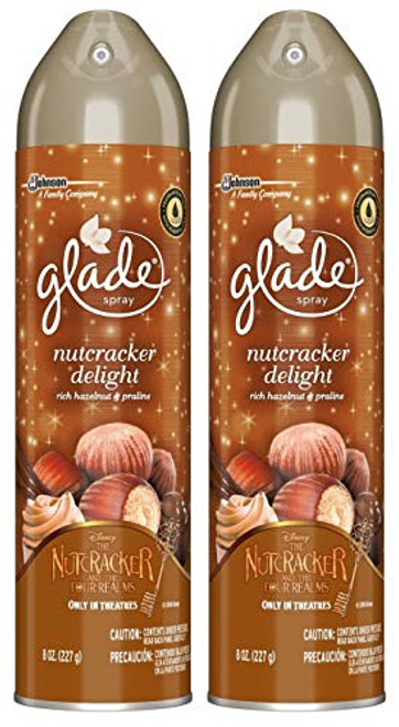 Glade Air Freshener Spray - Nutcracker Delight - Net Wt. 8 OZ (227 g) Per Can - Pack of 2 Cans Glade Air Freshener Spray - Nutcracker Delight - Net Wt. 8 OZ (227 g) Per Can - Pack of 2 Cans