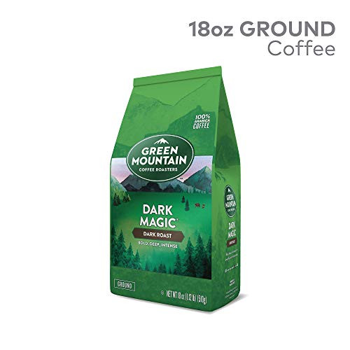 Green Mountain Coffee Roasters Dark Magic Ground Coffee, Dark Roast, 18 oz