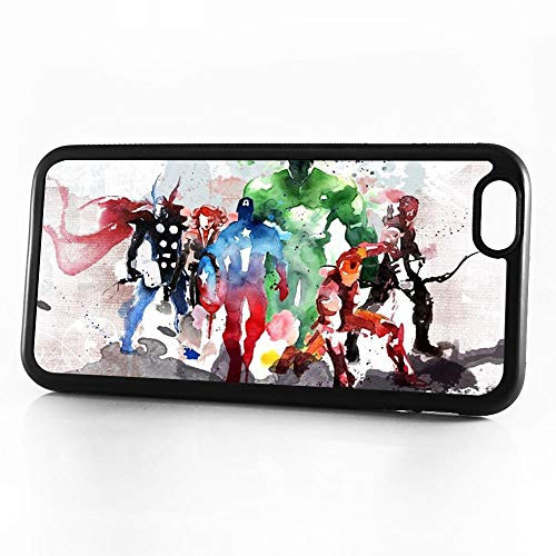 (for iPhone 8 Plus/iPhone 7 Plus) Durable Protective Soft Back Case Phone Cover - HOT11644 Superhero Wonder Woman Superman Batman Flash 11644