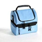 Good Habit - Insulated Lunch Bag Dual Compartment Soft Lunch Box for Men and Women - Blue