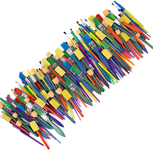 Horizon Group USA Paint Brushes - Assorted Sizes, Set of 500, Assorted