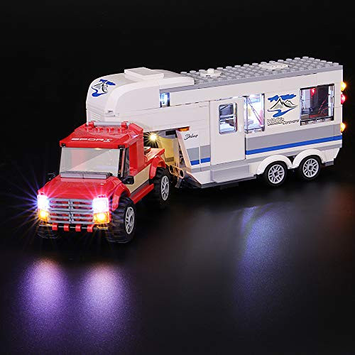 BRIKSMAX Led Lighting Kit for City Pickup & Caravan - Compatible with Lego 60182 Building Blocks Model- Not Include The Lego Set