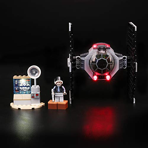 Briksmax Led Lighting Kit for Star Wars TIE Fighter Attack - Compatible with Lego 75237 Building Blocks Model- Not Include The Lego Set