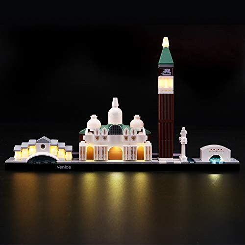 LIGHTAILING Light Set for (Architecture Venice) Building Blocks Model - Led Light kit Compatible with Lego 21026(NOT Included The Model)