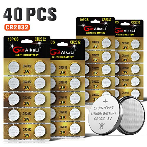 CR2032 Lithium 3V Battery, Electronic Coin Cell Button for Toys Calculators Watches(40 Pcs)