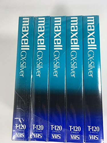 Maxell GX-Silver T-120 VHS 5 Pack