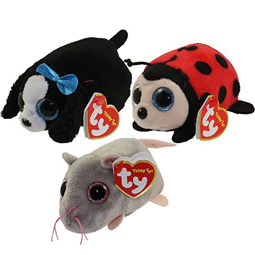 TY Beanie Boos - Teeny Tys Stackable Plush - SET OF 3 (Trixy, Marci & Miko)